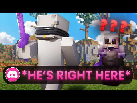 Minecraft pvp but im BLINDFOLDED